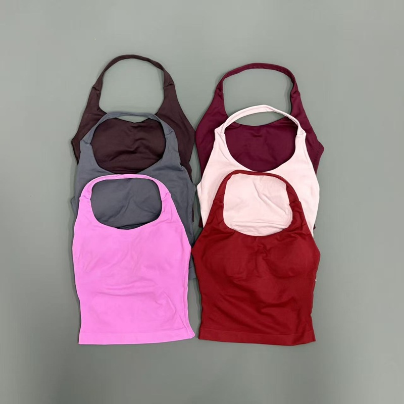 Suspender Tank Top - Gymtanktop Dames Open Rug Sport Lange